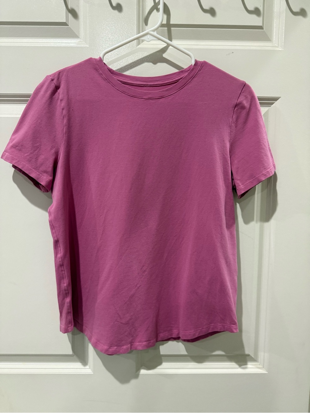 Pink Lululemon Cropped Tshirt